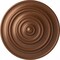 Ekena Millwork Classic Ceiling Medallion (Fits Canopies up to 4 1/8"), 13 1/4"OD x 1/2"P, Polished Copper CM13CLPOS - alternate 1